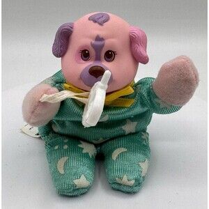 Vintage 1992 Hasbro Puppy Surprise Sleep N Surprise Toy Teal Green It's A Girl